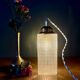 Vintage glass globe table lamp or portable lamp