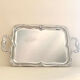 Baroque stainless steel tray Alessi