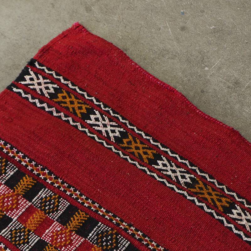 Vintage Kelim Rug in Red