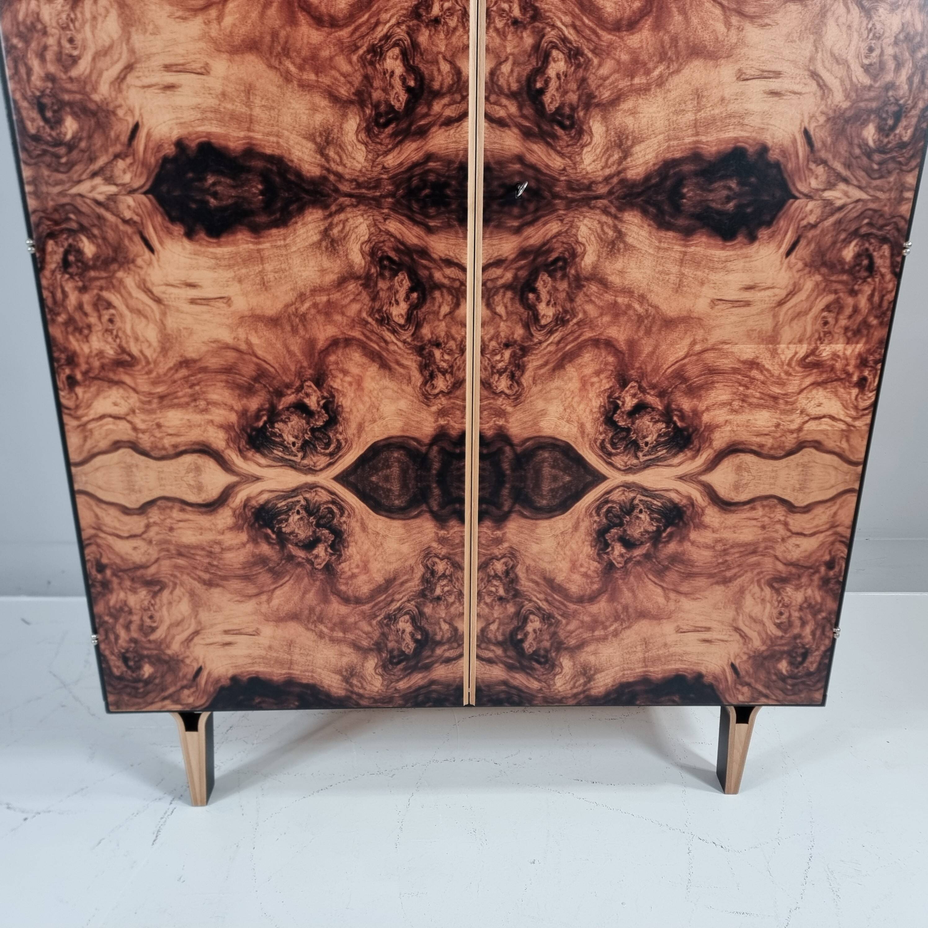 Vintage wardrobe in ash, 1970s