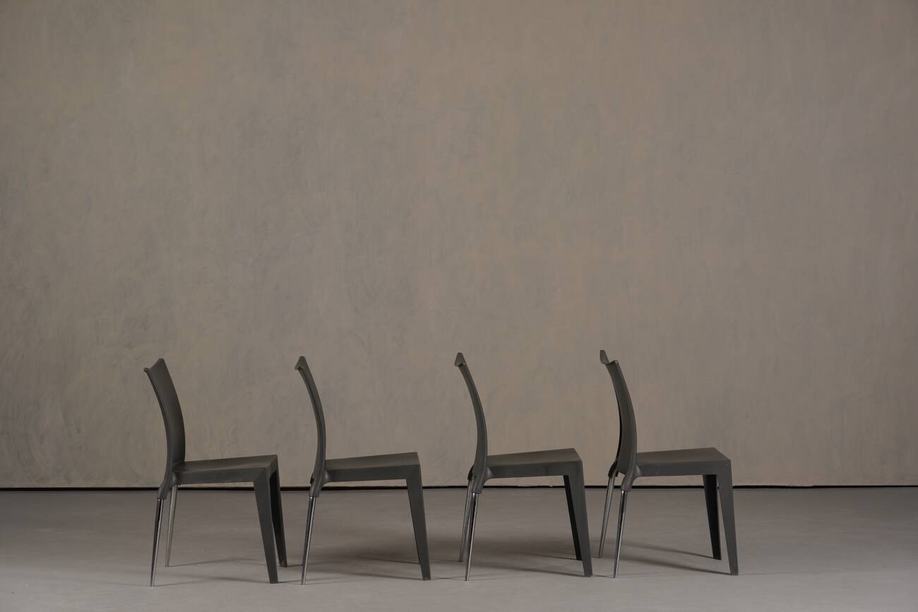 Chaises Arrmet Jo par Robbi Cantarutti et Claudio Biferali, ensemble de 4, Italie années 2000.