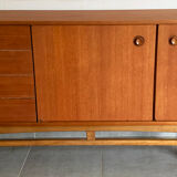 Vintage Scandinavian enfilade from the 60s in teak