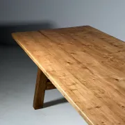 Grande table de monastère en bois style campagnard 298 cm