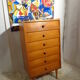 Vintage 1960s light wood clothing