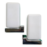Pair of vintage bathroom design wall lights
