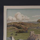 Lithograph by Henri Rivière, Aspects of Nature - The Valley