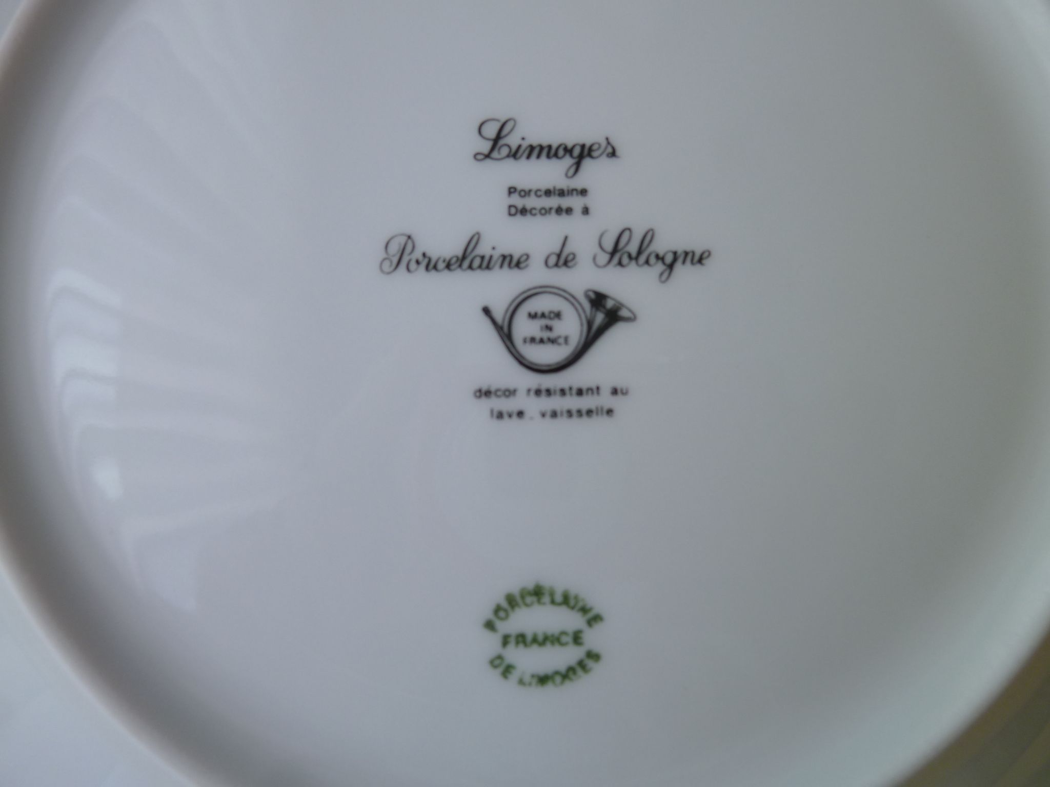 Set of 6 Fat Faith Plates, Gizzards in Sologne Porcelain