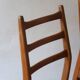 2 vintage Scandinavian wooden chairs from the 1960s.