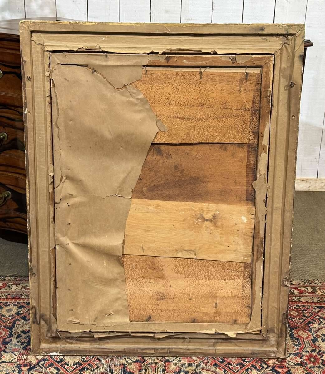 Watercolour under glass, late 19th century, signed A. Johnston 1891.