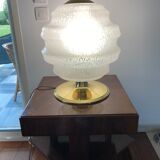 Lamp 70s glassware of Clichy