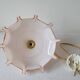Pink opaline pendant light