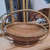 Vintage wicker basket or basket