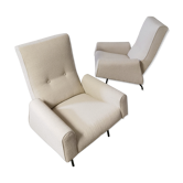 Paire de fauteuils de Louis Paolozzi pour Zol 1950