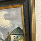 Oil on canvas signed Burnett, Paris