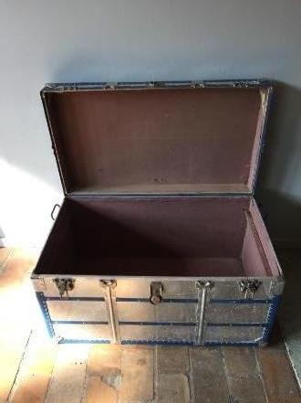 Vintage travel trunk