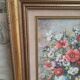 Tableau peinture bouquet de fleurs