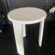 Tabouret tatay blanc vintage années 70