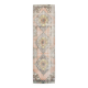Tapis persan saumon et crème, 82 x 307 cm