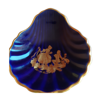 Ashtray shell porcelain of Limoges