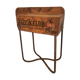 Meuble d'appoint, bout de canapé industriel