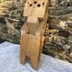 Carved folding stool, Saramaca craftsmanship (Guyana)