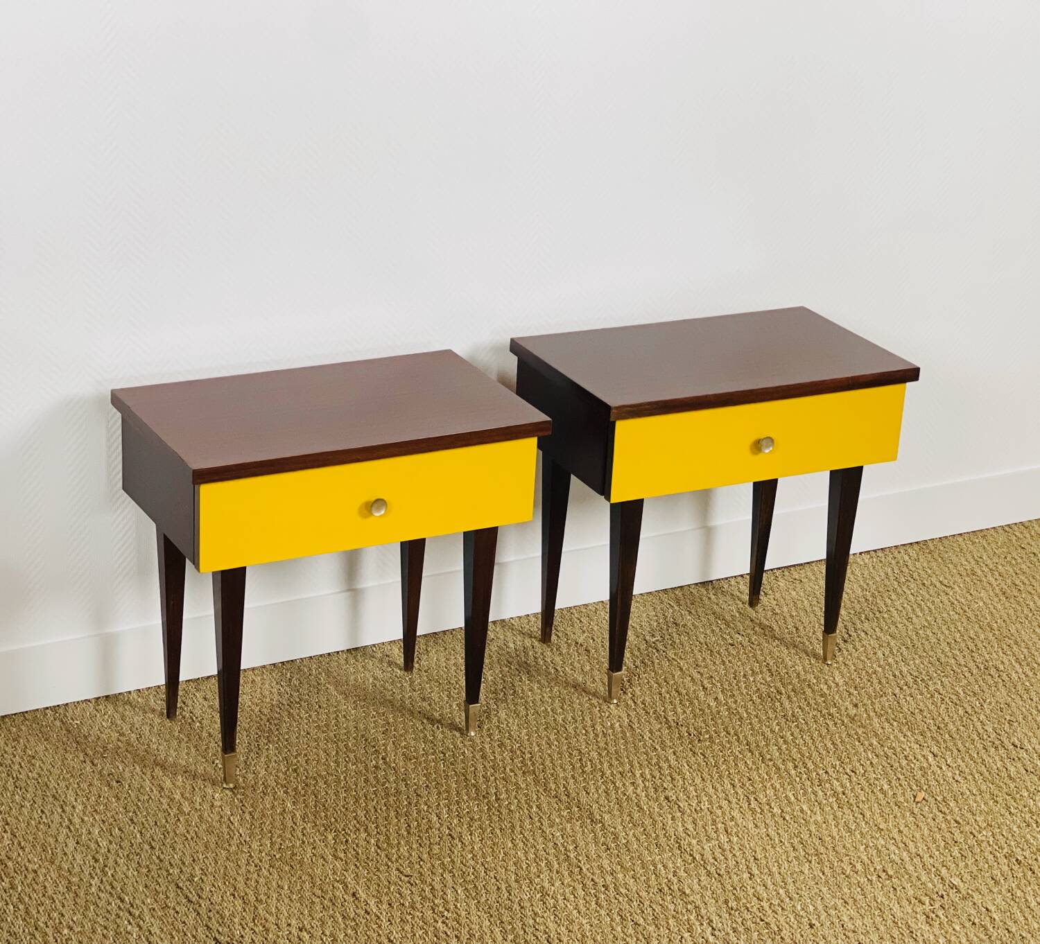 Paire de chevet vintage 1960