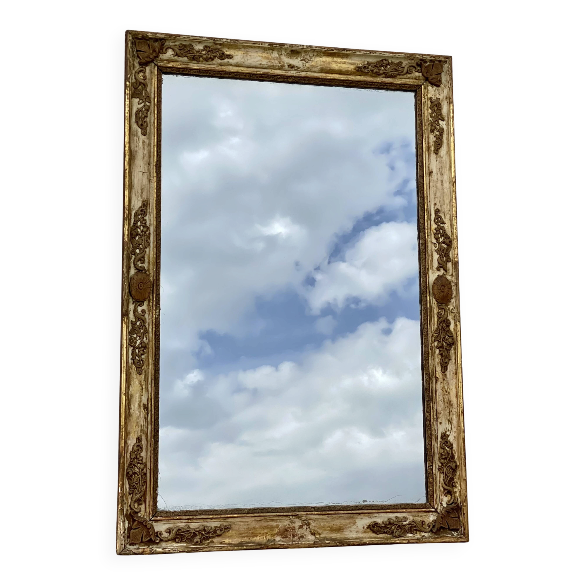Large vintage decorative mirror