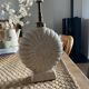 Cracked ceramic shell lamp base