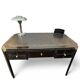 Bureau Art Déco en Chêne Teinté. 133/74 cm.
