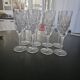 8 crystal champagne flutes from Saint-Louis – Florence model