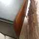 Vintage blue wood chest of drawers