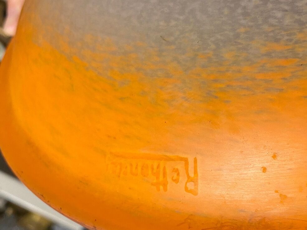 Art nouveau chandelier by Rethondes