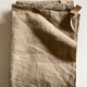 Pair of cloths in raw linen bise fabric XXL