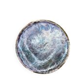 Vintage resin glitter plate