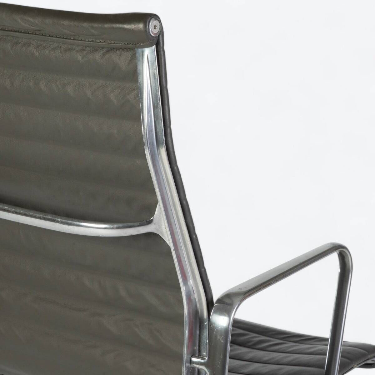 Grey Herman Miller Original Eames EA337 High Back Office Chair Castor Base