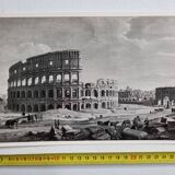 Art photography after Gaspar Van Wittel, "The Coliseum", 60s-70s
