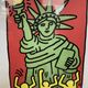 Keith haring sérigraphie « statue of liberty » numérotée et certificat