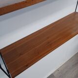 Etagère murale String en noyer, années 60