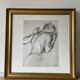 Old frame reproduction drawing Francine Van Hove