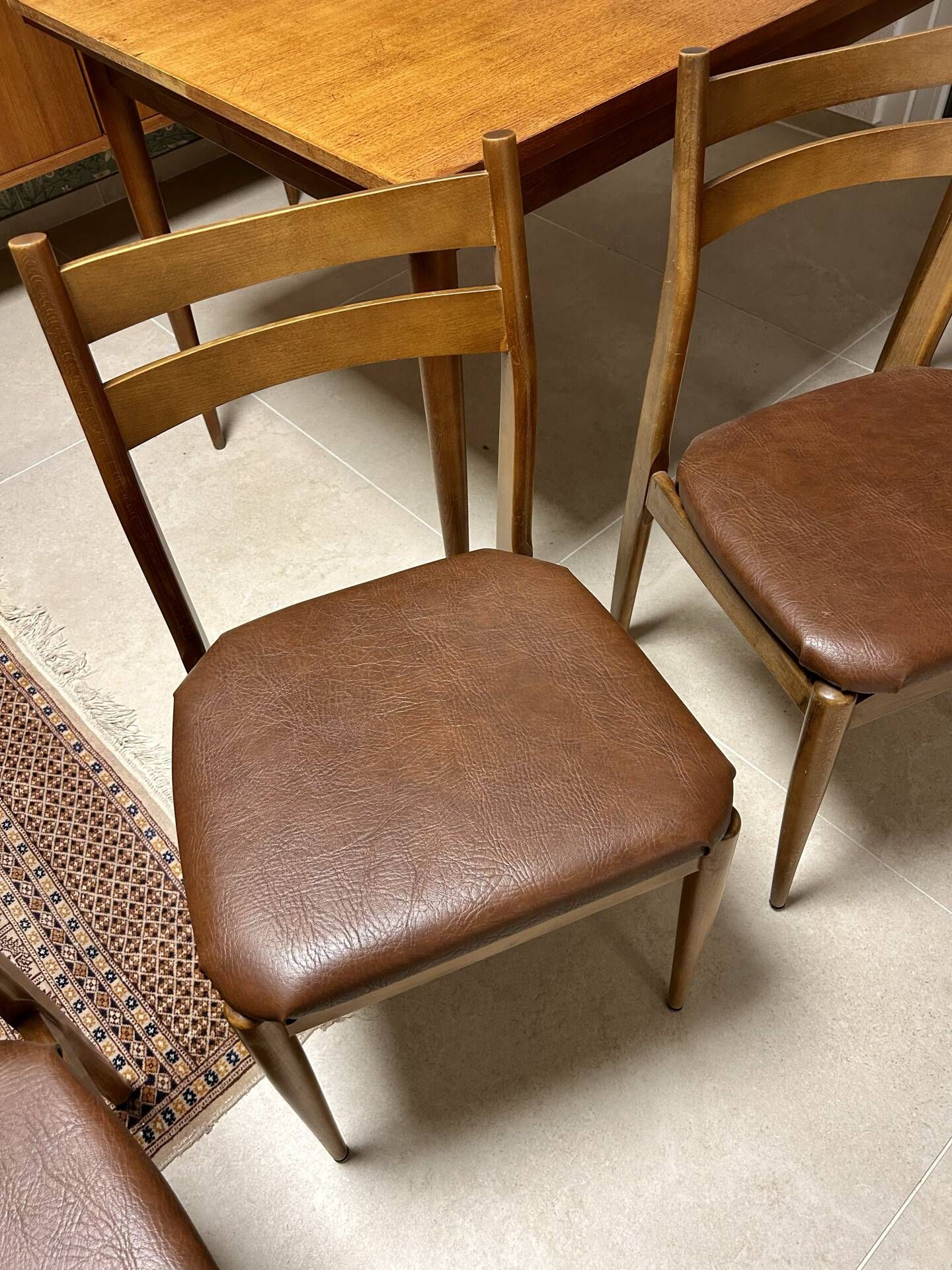 Vintage Scandinavian-style chairs