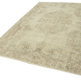 Tapis beige turc rustique noué à la main 198 cm x 307 cm