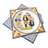 Henriot Quimper decorative dish, original shape