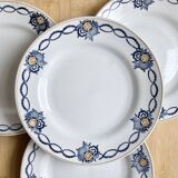 4 Terre de fer flat plates - Saint-Amand