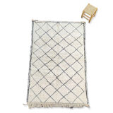 Berber carpet small diamonds 150x250 cm