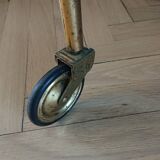 Brass dessert and glass 2 trays