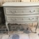 Antique patinated chest of drawers