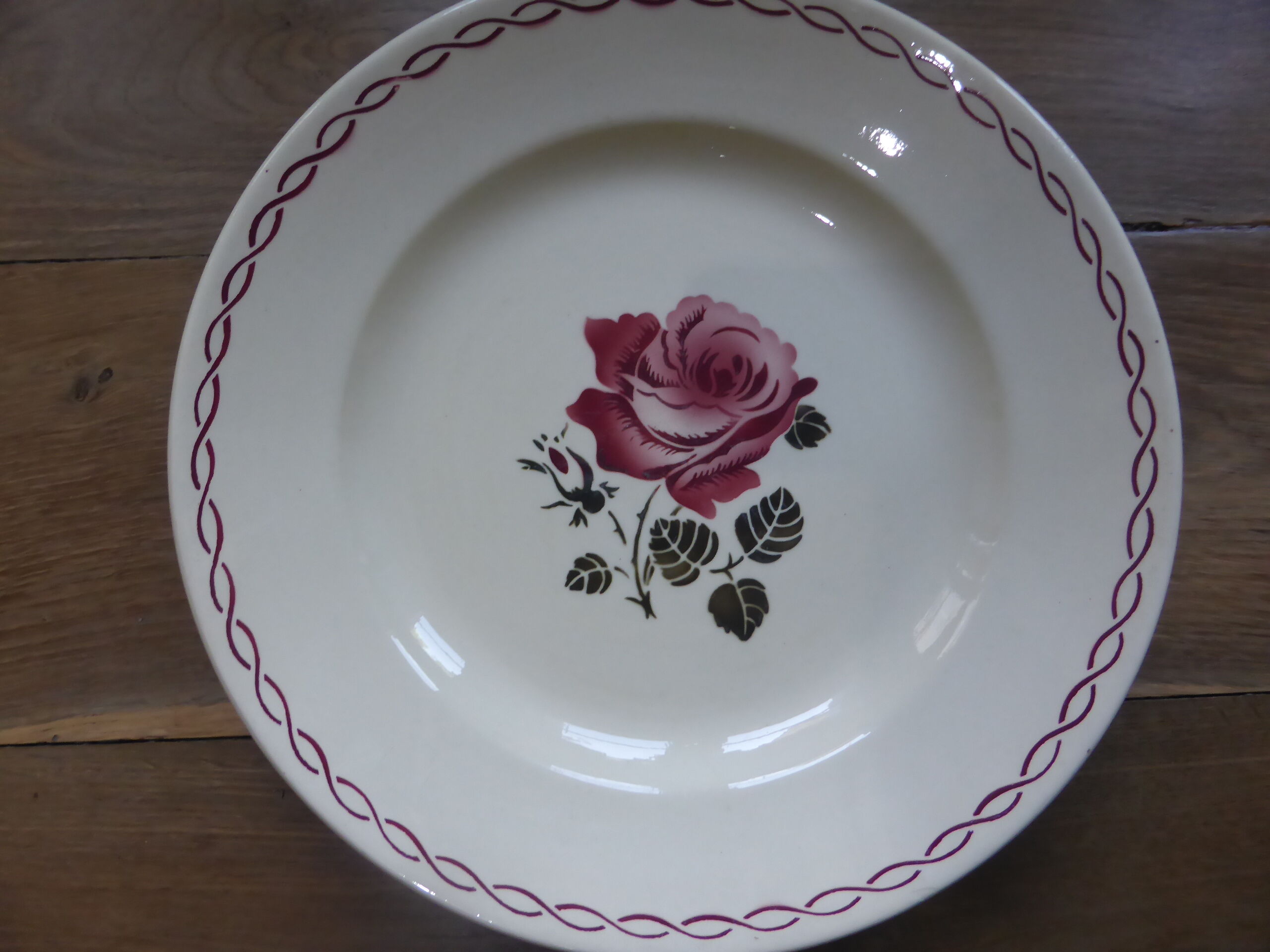 Badonviller model Germaine 200899 round serving dish