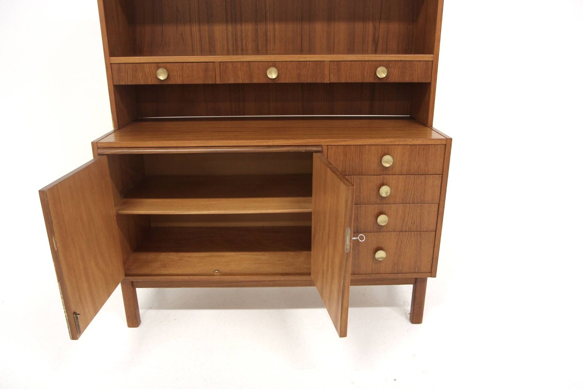 Secrétaire scandinave en teck, Suède, 1960