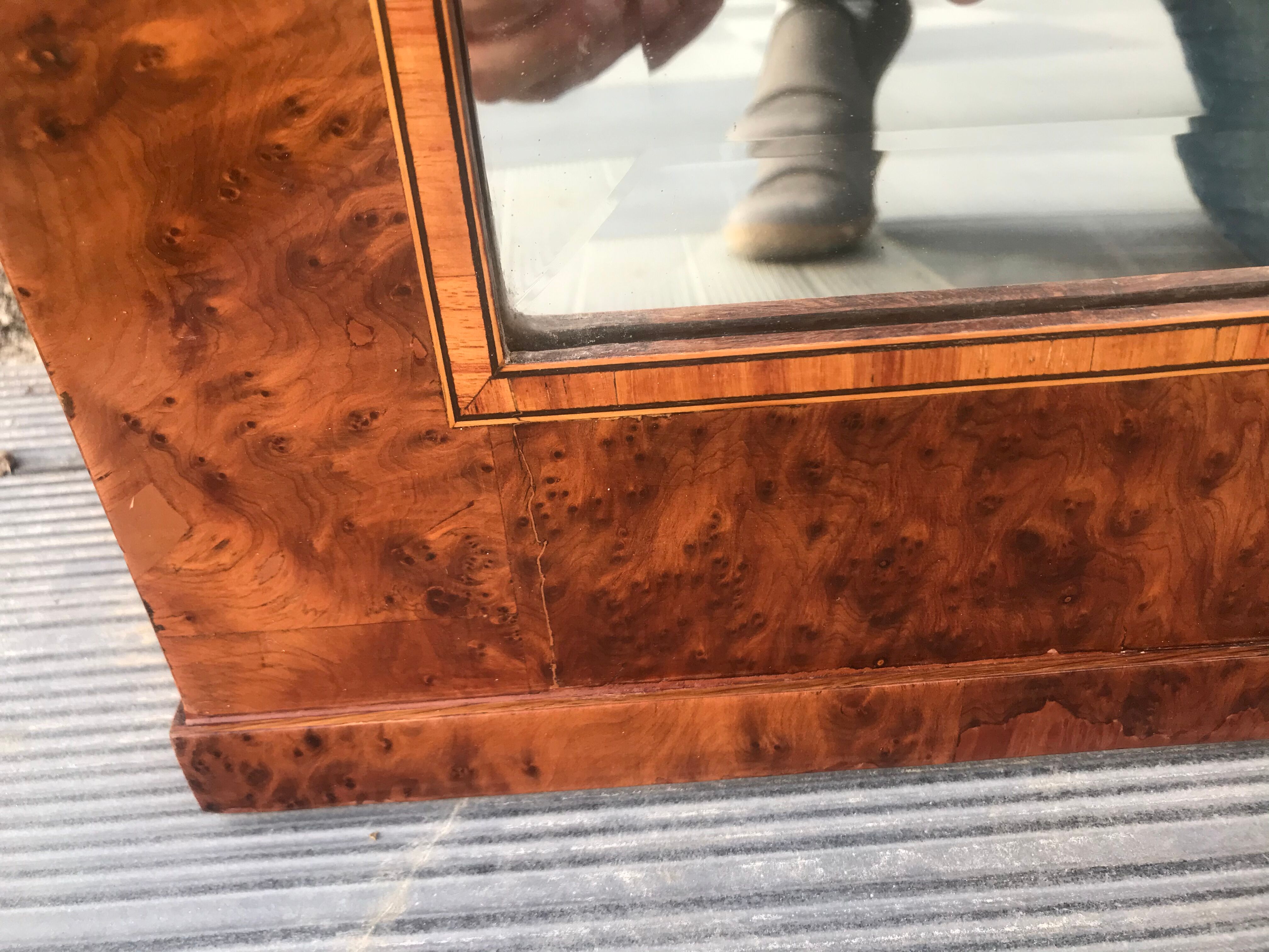 Art Deco period mirror  84x136cm