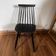 Black fanett type chair